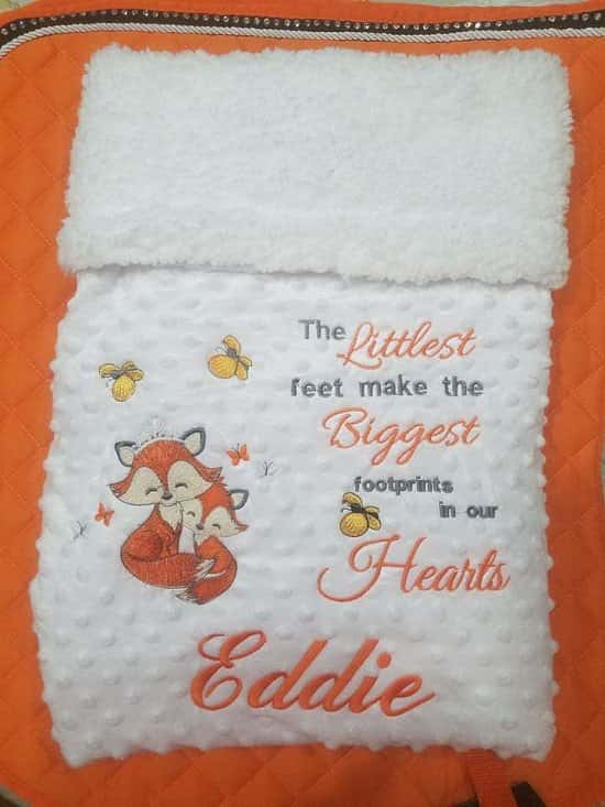 Baby Blanket- Foxes