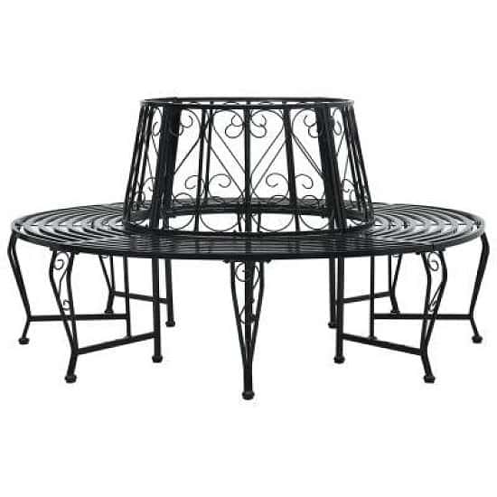 ROUND TREE BENCH STEEL - free delivery £289