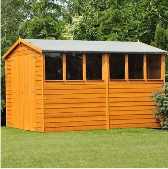 DIP TREATED 10X6FT WOODEN GARDEN SHED - free delivery
