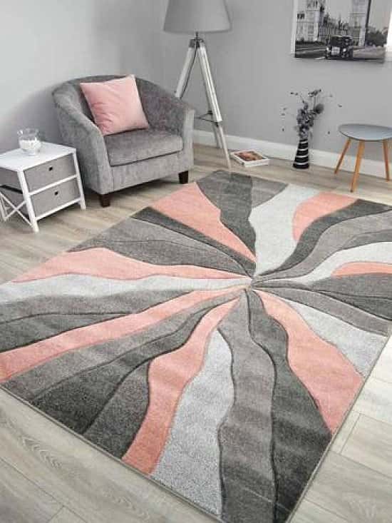 Sahara Splinter Rug - Pink