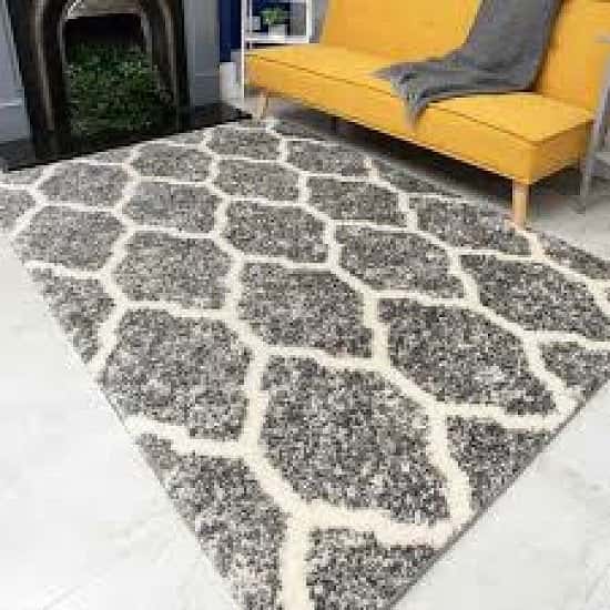 Silver and Grey Rug