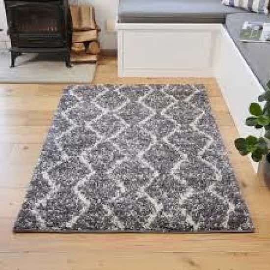 Grey nordic rug