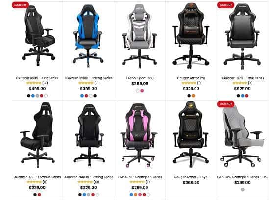CHAIRS 4 GAMING - SOMETHING FOR EVERYONE!