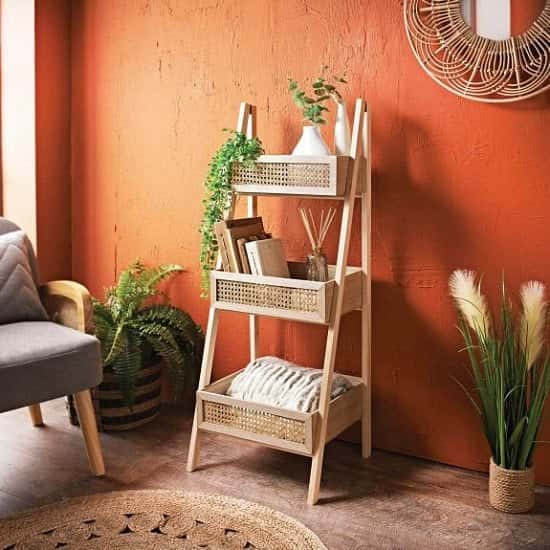 NEW IN - Urban Paradise 3 Tier Ladder Shelf, Natural £50.00!