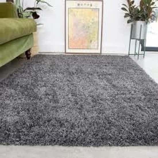 Super Soft Luxury Grey Shaggy Rug - Aspen - different sizes and prices in description Free Postage