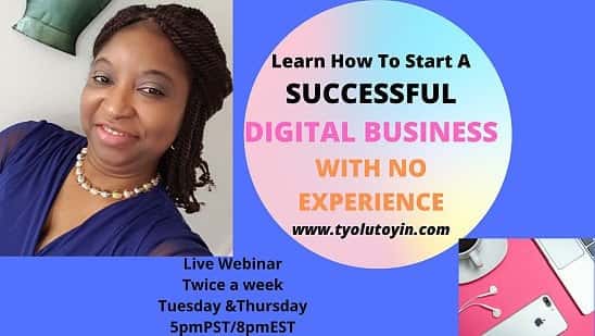 Free Live Webinar To Watch: How To Start A Successful Online Business
