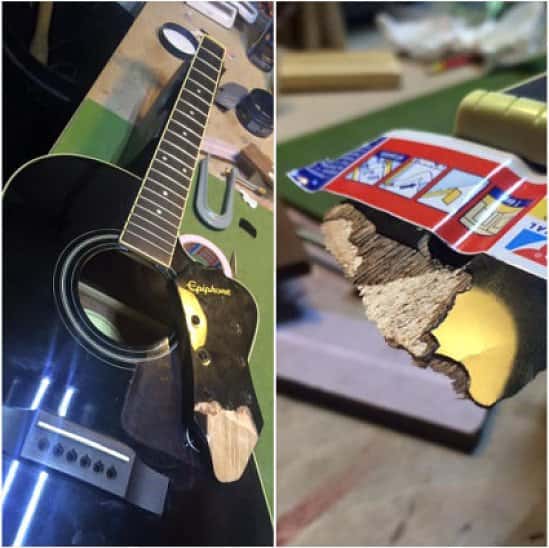 Breaking headstocks isn't really a great thing to happen to you. If you are unlucky we can help...