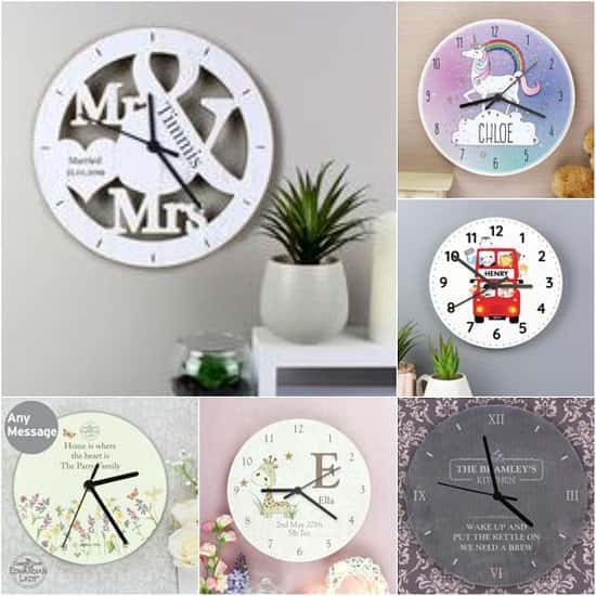 Personalised clocks