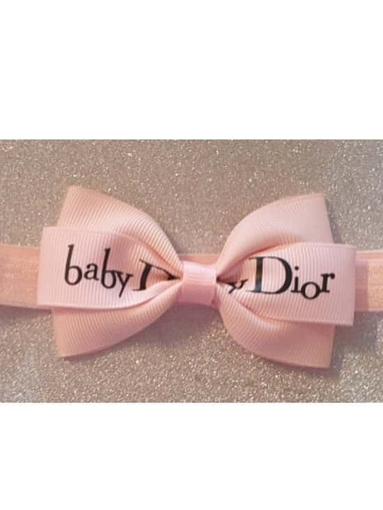 Baby Dior Hairbow or Headband