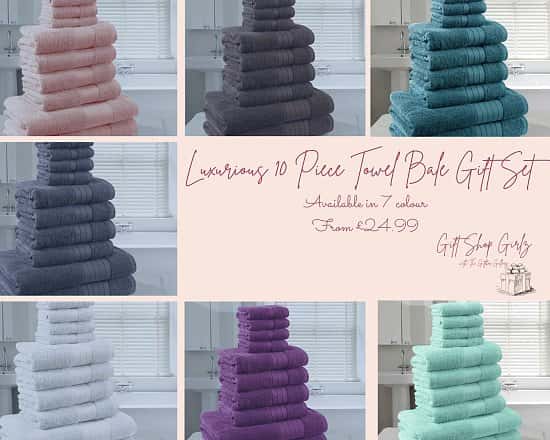 Luxurious 10 Piece Towel Bale Gift Set