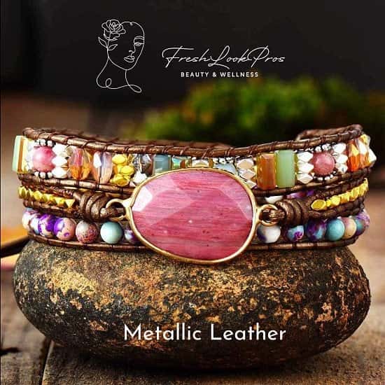 Freshlookpros Handmade Multi Colour Crystal Bracelet