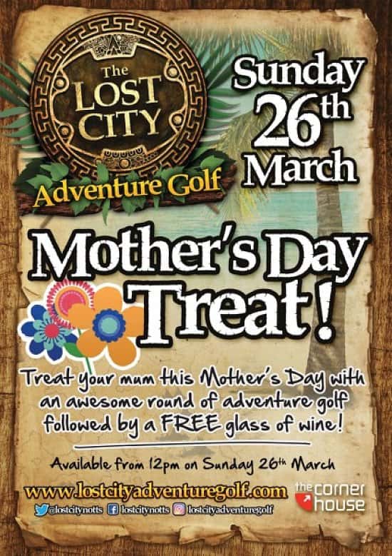 Treat your Mum to an adventure this Mother's Day and we'll treat her to a FREE glass of wine!