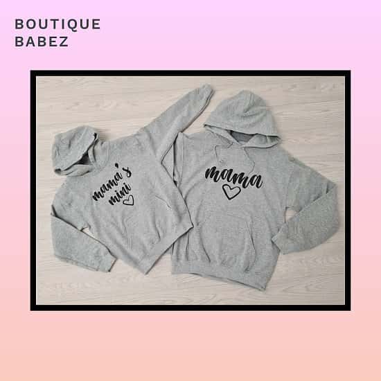 Mamas mini hoodie - grey £19.99