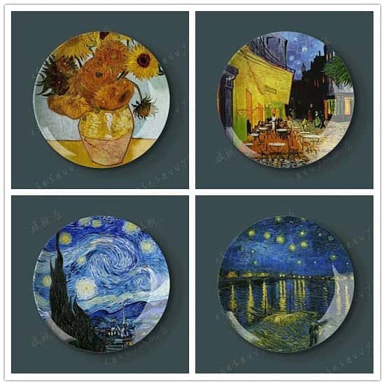8 and 10 inch Ceramic Wall Decor Plate