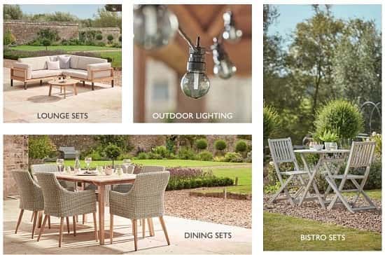 Extend your living with outdoor furniture and accessories full of interior style!
