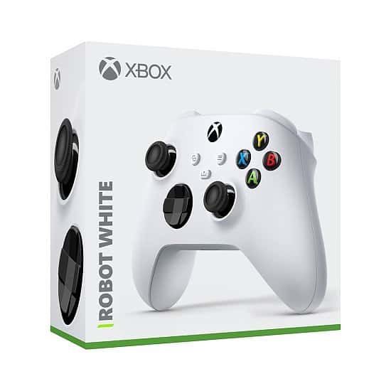 OFFICIAL XBOX SERIES X & S WIRELESS CONTROLLER – ROBOT WHITE: £49.99!