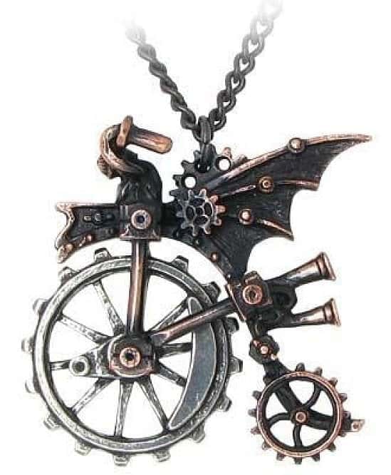 'VENTUS TRACTION FARTHING' - STEAMPUNK PENDANT