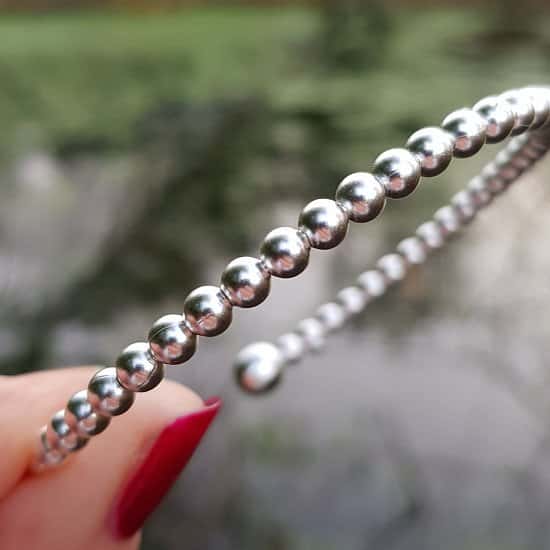 SILVER BANGLE - ONE ONLY - WAS £59 NOW £30 WITH CODE