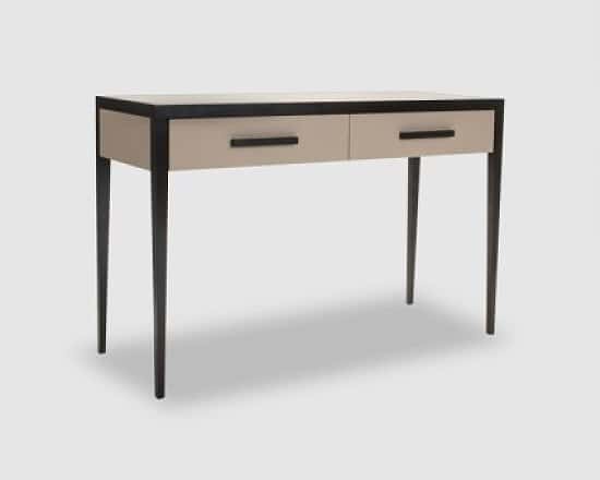 Bonsa Faux Leather & Wenge Console Table - Limited Stock - 20% OFF