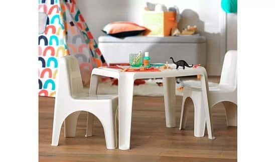 Argos Home Plastic Table - White: £10.00!