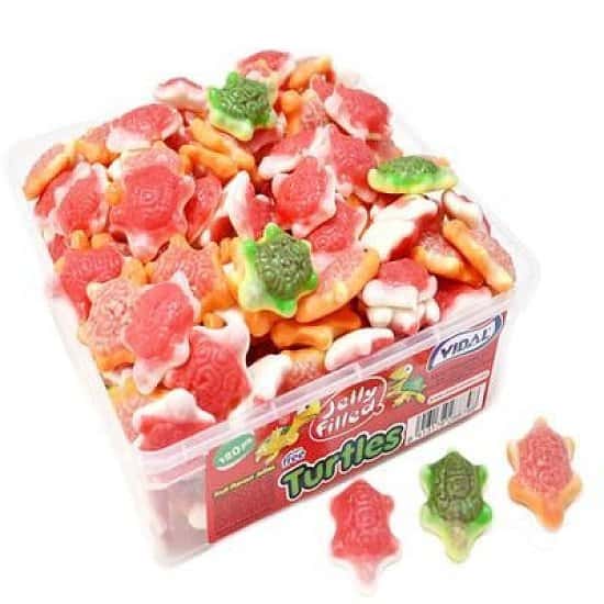 JELLY FILLED TURTLES (VIDAL) 120 COUNT