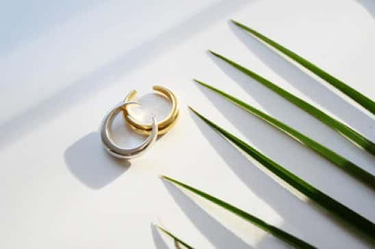 These half moon rings are beautiful individually, but worn stacked create the perfect mix....