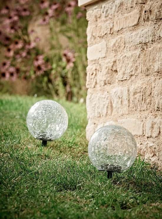 NEW Two Solar Crackle Stake Lights - £35.00!