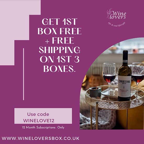 Get the first Wine Lovers Box for FREE!