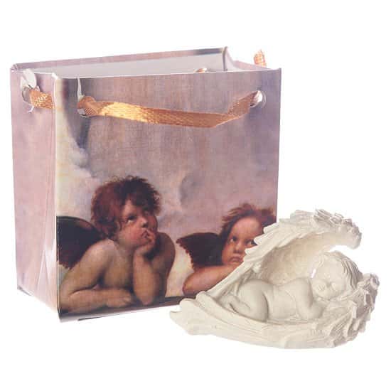 Cute Cherub in Wings Collectable in a Mini Gift Bag