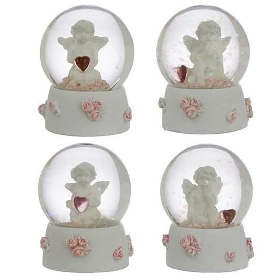 Collectable Peace of Heaven Cherub - Sweet Dreams Snow Globe Free Postage