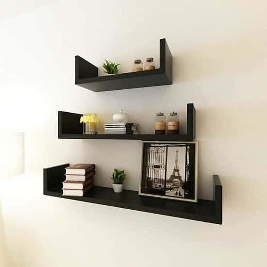 Set of 3 floating shelves