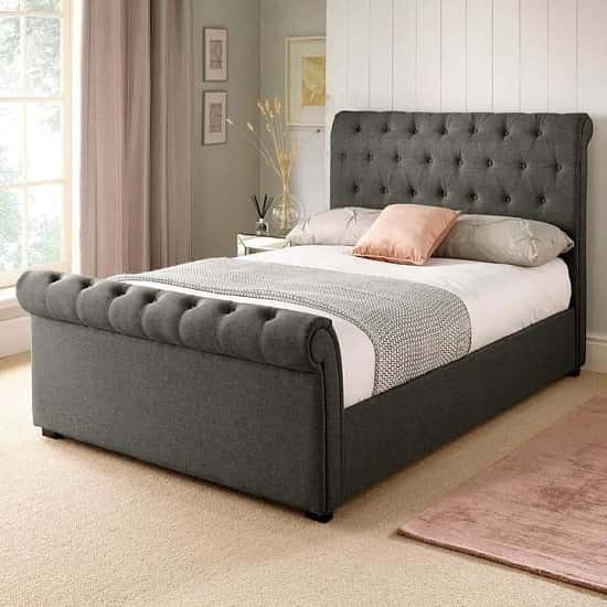 Chester Wool Blend Fabric Beds King Size Free Postage