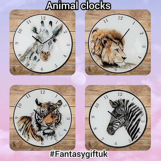 Animal wall clocks