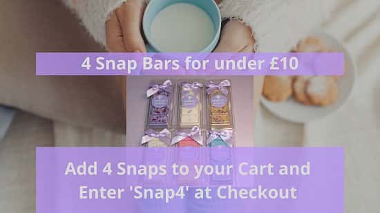 4 Soy Wax Melt Snap Bars for under £10