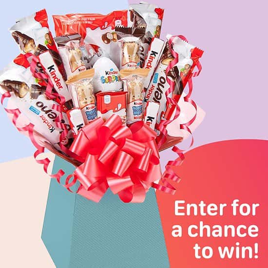 WIN this Massive Kinder Chocolate Bouquet