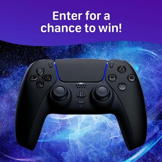 WIN a PlayStation 5 Midnight Black Wireless Controller