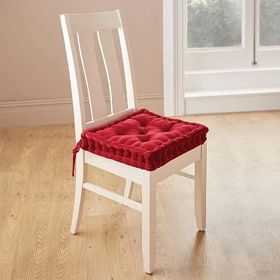 Velour Armchair & Dining Chair Booster Cushions - £19.99!