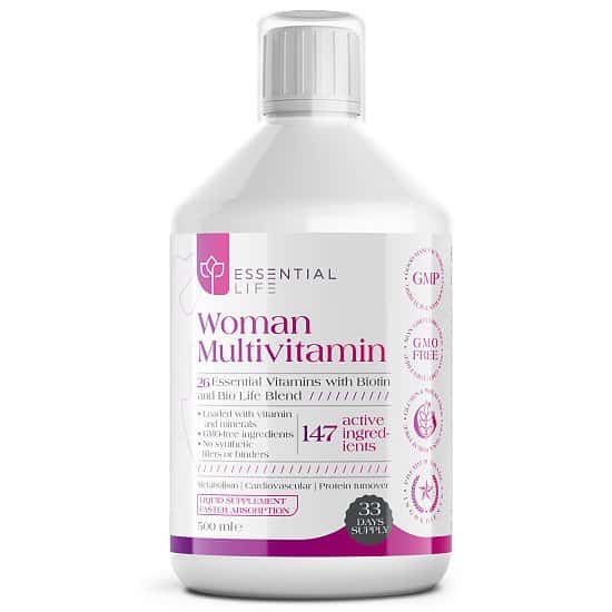 Essential Life Women’s Multivitamins – Liquid Multivitamin