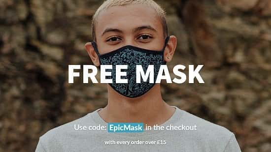 Free mask with every order over £15