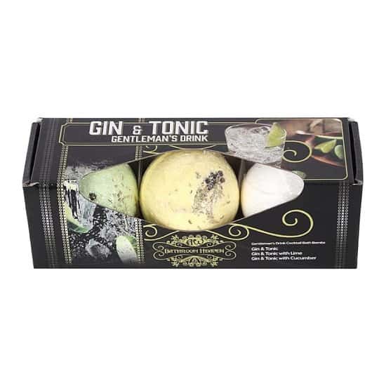 Win 3 Vegan Gin & Tonic Bath Bomb Set from Pink Monkey