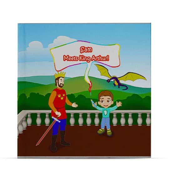 personalised childrens book - Meets King Arthur!