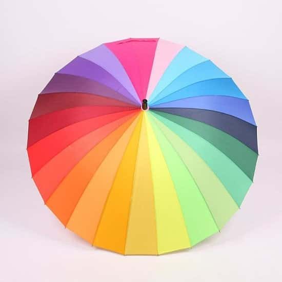 Colourful Rainbow Umbrella For You