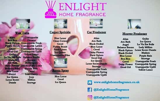 10% discount available at Enlight Home Fragrance