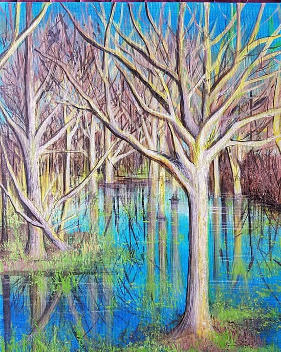 × 6 ORIGINAL ARTIST A5 PRINTS 'Woodlands series' £75