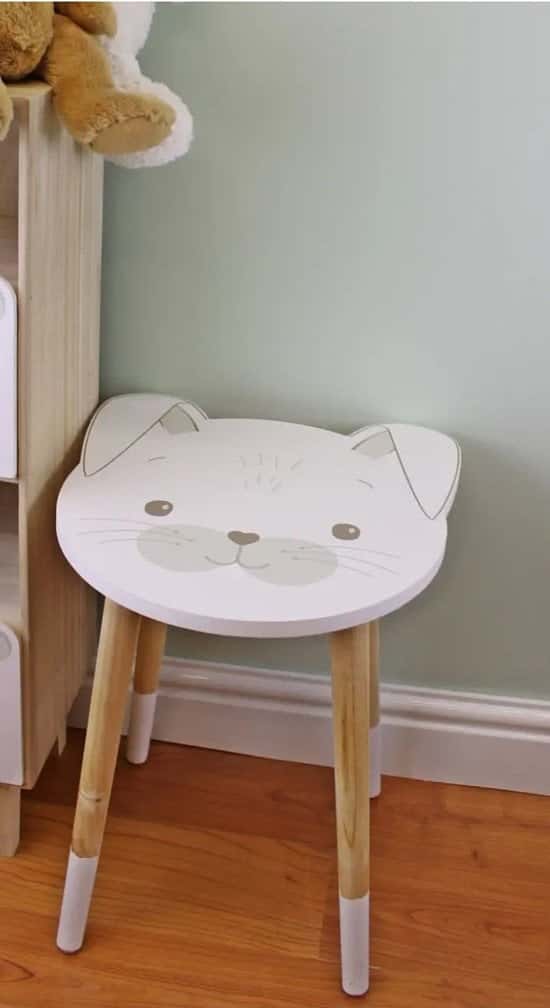 Baby Bear Wooden Side Table, Rabbit Design £29.99 FREE DELIVERY