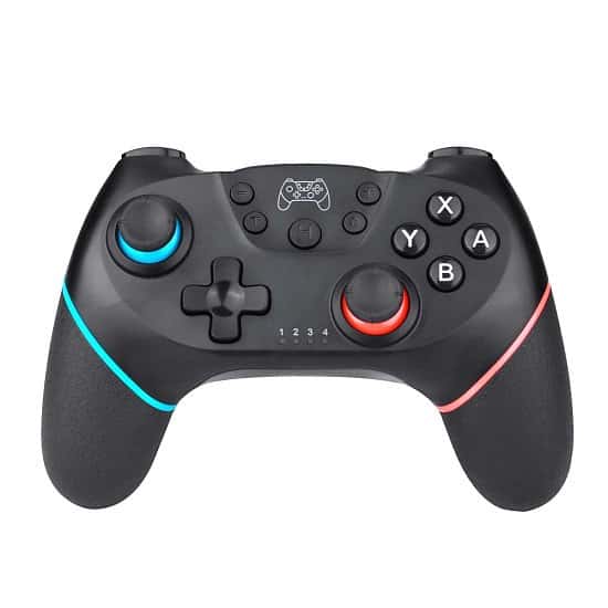 NSP Bluetooth Wireless Gamepad Joystick Pro Controller for Nintendo Switch - Blue + Red