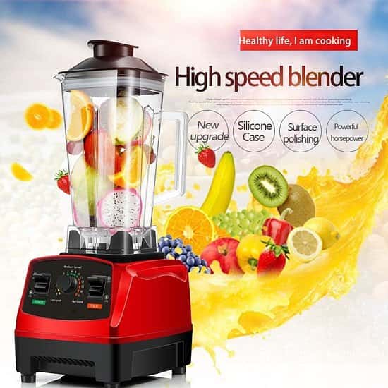 2200 W High Speed Blender Mixer with 8 Blade Fruit Juicer Food Processor Ice Crusher Smoothie
