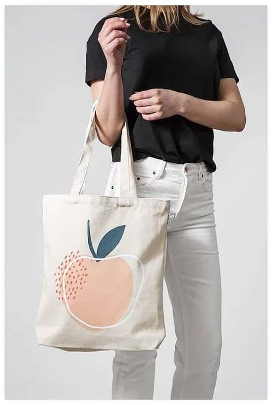 SAVE 30% - LIMITED EDITION LIFE IS PEACHY TOTE BAG!