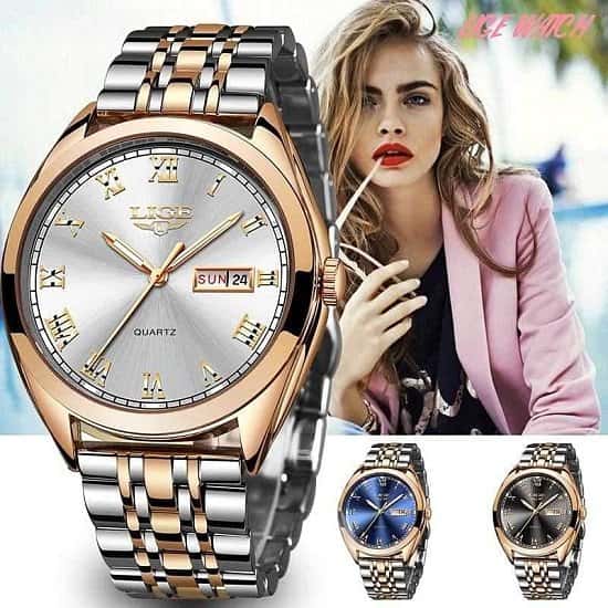 Rose Gold Women Watch Business Quartz Watch Ladies Top Brand Luxury