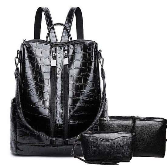 New Backpacks Fashion PU Leather Shoulder Bag Small Backpack